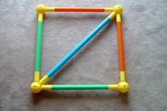 28in Square with 36in Diagonal Support